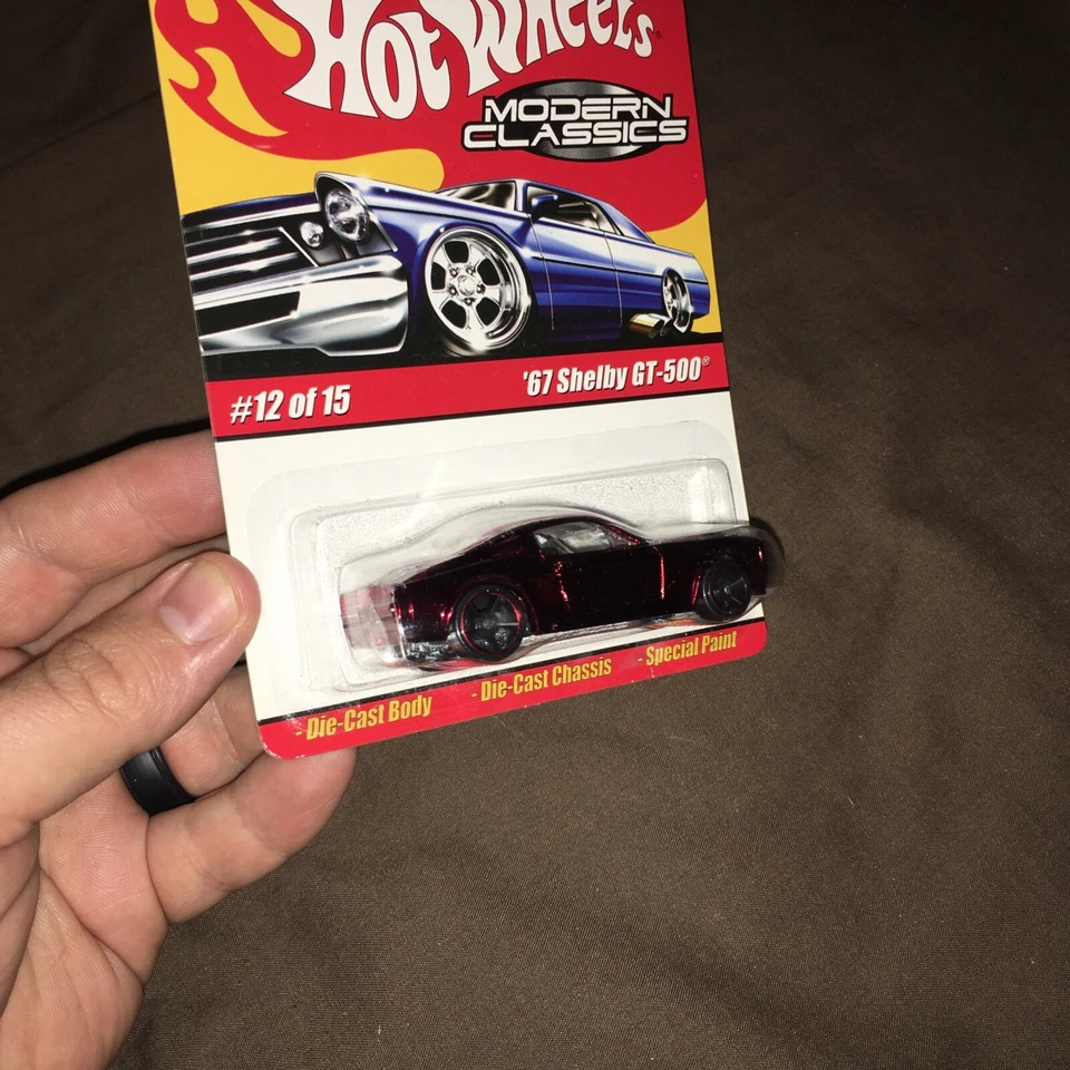 HOT WHEELS MODERN CLASSICS #12/15 '67 SHELBY GT-500 RED W+ - Image 3 of 4