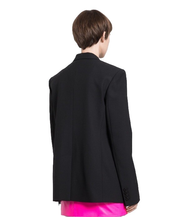 THE ATTICO  BIANCA BLACK JACKET Size XS GENUINE RRP £950 #U10 image 3