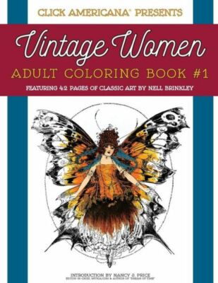 Vintage Women: Adult Coloring Book: Classic Art By Nell Brinkley