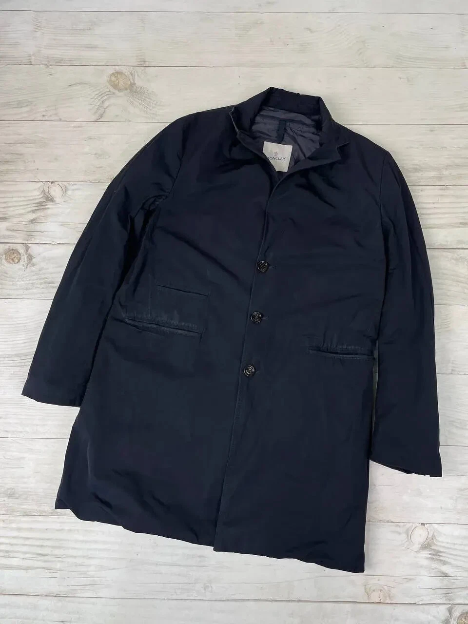 Moncler Lesparre Giacca Cappotto Parka Lusso Uomo Taglia 3 Blu