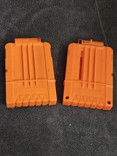 Lot 2 Nerf 6 Round Magazines -USED 2007  2009