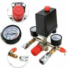 Kompressorschalter Druckschalter mit Manometern Regelventil Regler Kupplungen