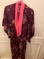 Handmade Purples Pinks floral Kimono Beautifully sewn good quality