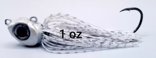 6pkg, Fluke Jig, Swing Tail Jig, Silicone Jig, Bucktail Jig, 3/8, 1, 2oz Striper - Picture 14 of 18