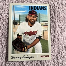 2019 Topps Heritage High Number #563 Danny Salazar Cleveland Indians