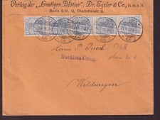 DEUTSCHES REICH, Mi. 68(5), Berlin SW 68, 25.4.06