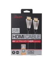 ROCKETFISH 8FT HDMI CABLE ULTRA HD 4K 18 GBPS NEW - In Wall Rated