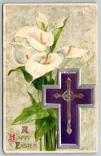 1911  Easter  Greetings  Postcard