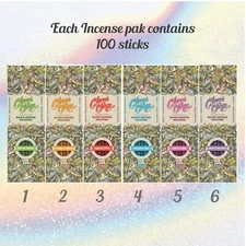 100ct. Cheech and Chong Premium Natural Incense Sticks Relaxing, Stress Relief