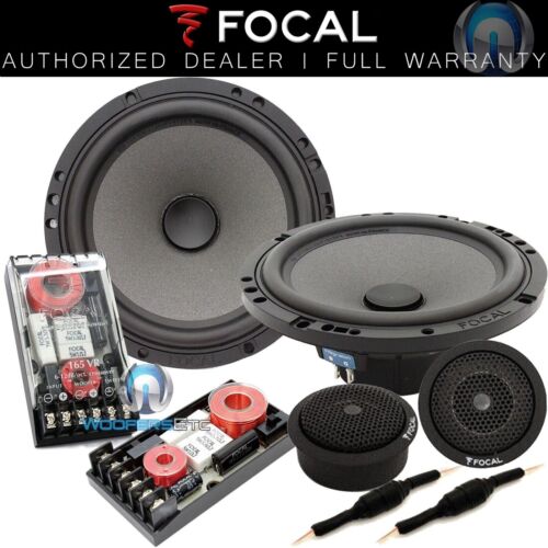 FOCAL ISN165-XO 6.5" CAR AUDIO COMPONENT SPEAKERS TWEETERS 165VR CROSSOVERS NEW - Picture 1 of 10