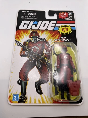2008 GI Joe 25th Cobra Crimson Guard Figure New on Original Blister Card