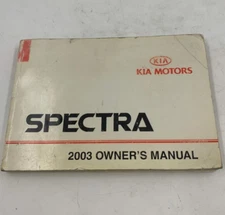 2003 Kia Spectra Owners Manual OEM E02B61007