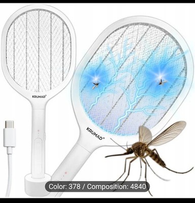 Electric Fly Swatter Electric Paddle Racket For Mosquitoes  Insects Moths