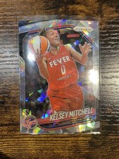 2025 Panini WNBA Prizm KELSEY MITCHELL Cracked Ice #35 Indiana Fever a1