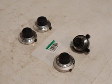Lot of 4 Bourns Beckman Unbranded Control Dial Knobs H46 Duodial 2 RB