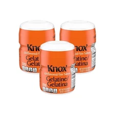 Knox Unflavored Gelatine 16 oz Canister - Pack of 3