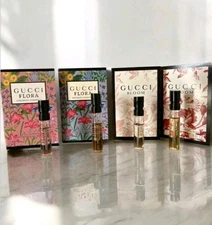 Gucci Perfume Women Collection 4pcs Samples Set Gucci Bloom & Gucci Flora!