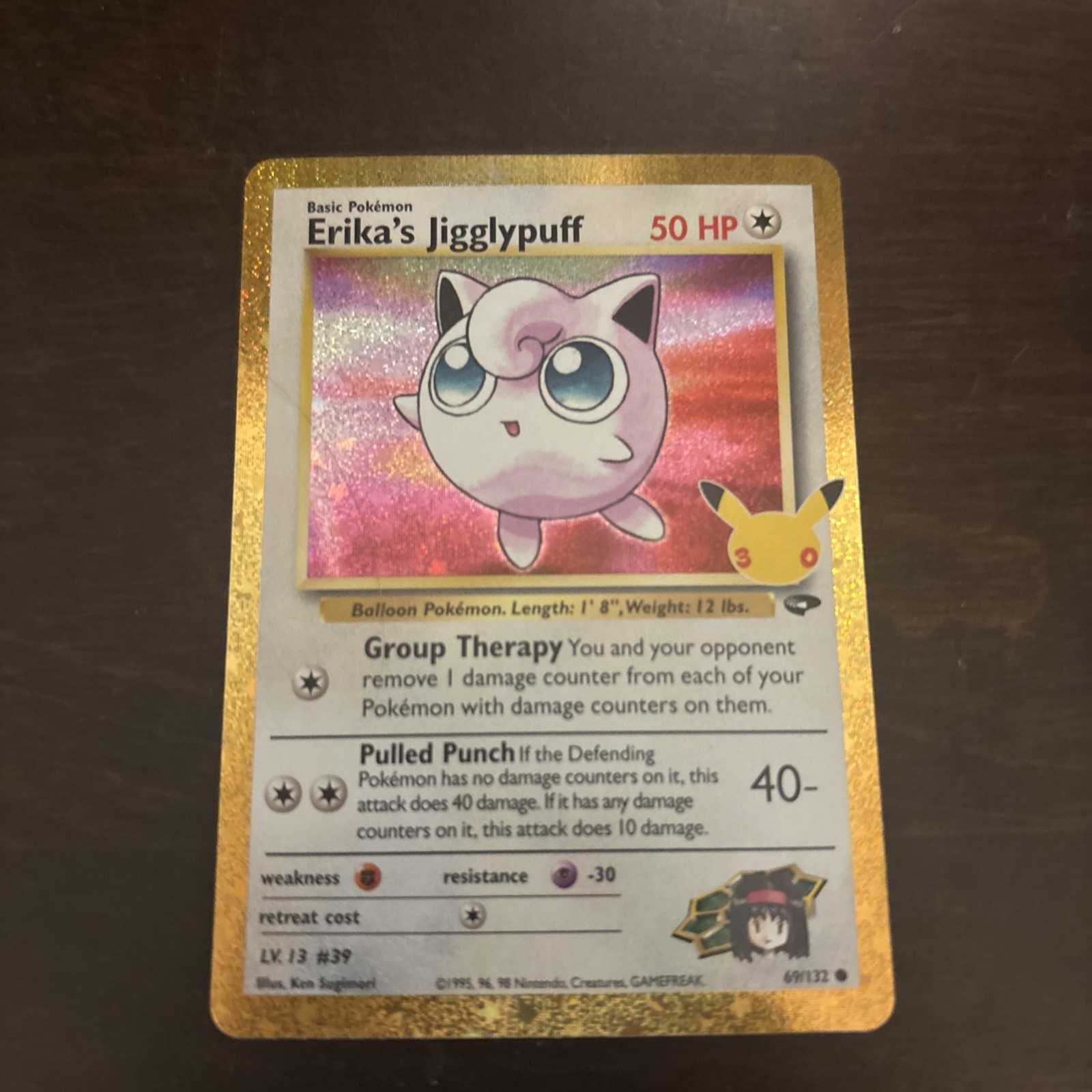 Erika's Jigglypuff 69/132 Me: 30th Celebration EX-01 Booster: Classic Collection