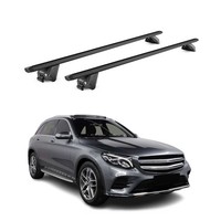 DachträGer GrundtäGer FüR Mercedes GLC X253 2015-2022 100Kg Alu Schwarz 2X ABE