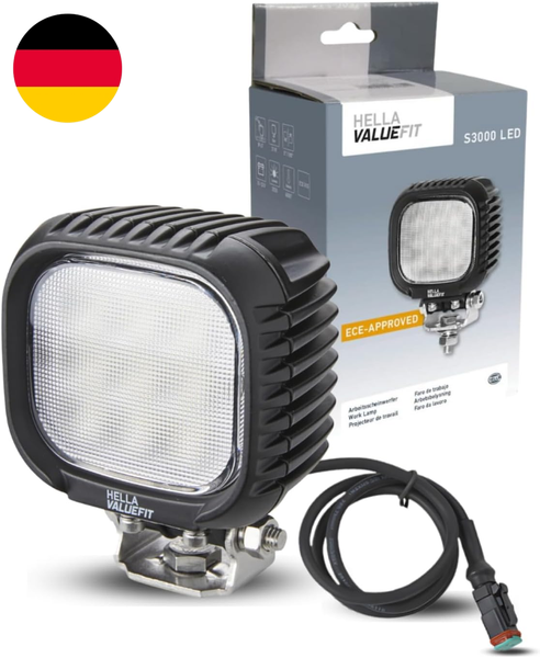 Hella Valuefit S3000 Led Arbeitsscheinwerfer 12-24Volt - 3000 Echte Lumen Stark-image
