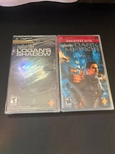 2-PACK PSP SYPHON FILTER DARK MIRROR + LOGAN'S SHADOW *NEW, FACTORY SEALED*