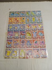 Complete Pokemon Topps Animated Series 1, 2, 3  plus all insert cards. all BLUE