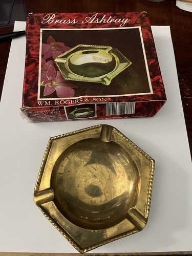 Brass Vintage Ash Tray From India