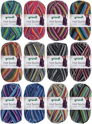 50 Gramm Gründl Hot Socks Color 4-fach