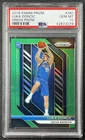LUKA DONCIC PSA 10 2018-19 PANINI PRIZM #280 ROOKIE RC PRIZMS GREEN MAVERICKS 79