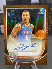 2025 Bowman Basketball Reptilian Orange Refractor Jaylin Williams #BCA-JI