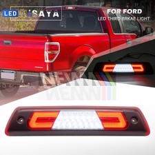 Luz de parada de montaje alto LED roja 3er tercer freno lámpara de carga para Ford F-150 09-14