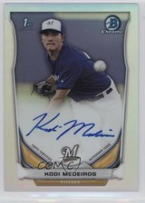 2014 Bowman Draft Chrome Pick Refractor Kodi Medeiros #BCA-KM Auto 1u6