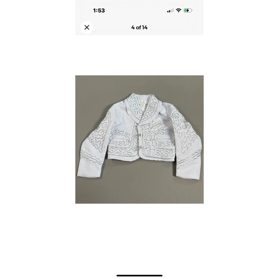 Mexican Mariachi Charro 3-Piece Suit Outfit Mayo Fiesta Dance  Youth Sz H45 - Image 3 of 4