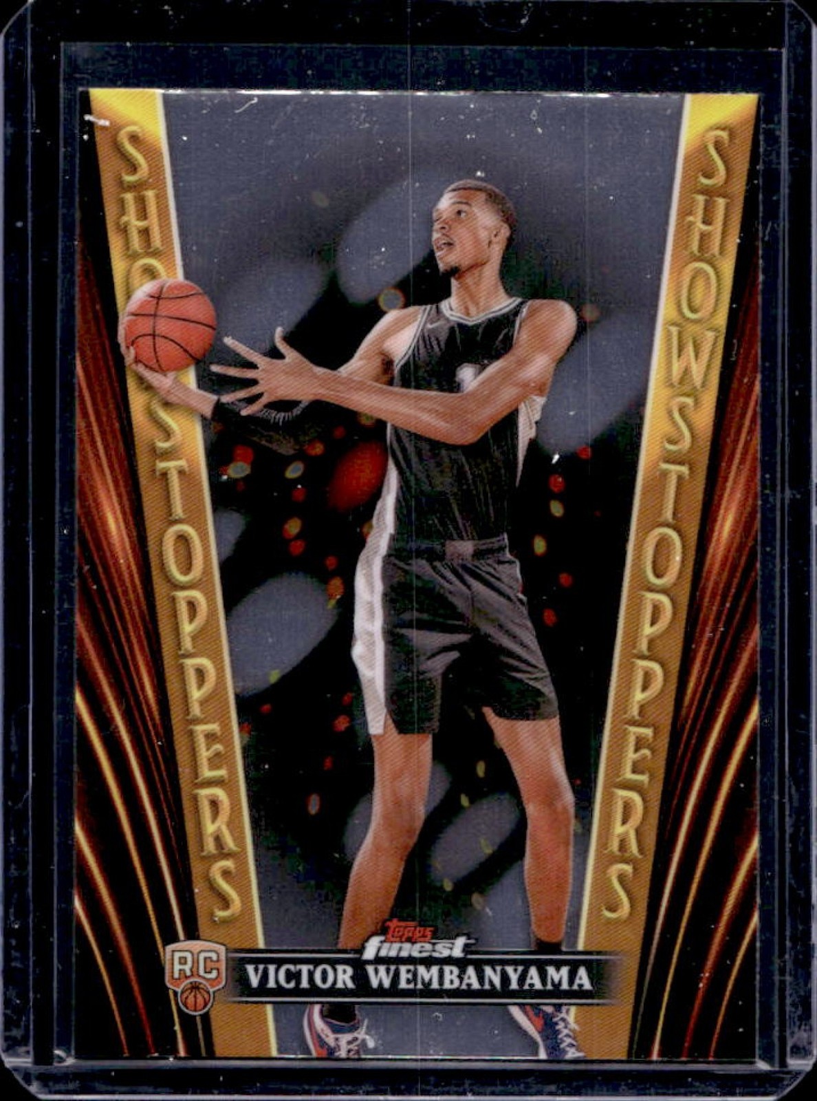 2023-24 Finest Victor Wembanyama Showstoppers RC Rookie #SS-21 Spurs