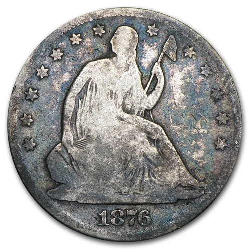 1876-CC Liberty Seated Half Dollar Good
