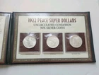 Uncirculated First Year of Issue Peace Silver Dollars from PCS
