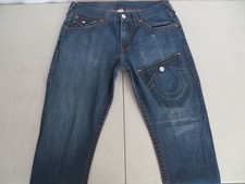 True Religion Jeans Mens Size 36x32 USA Made MDE859FJ5 Rare Leg Pocket Straight
