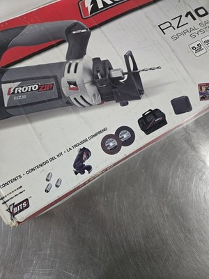 Roto Zip RZ10 Spiral Saw System with Right Angle Attachment | eBay