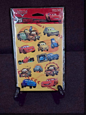 Disney CARS 6 Sheets 75 Stickers 1 Pack New Sealed Pixar McQueen Mater