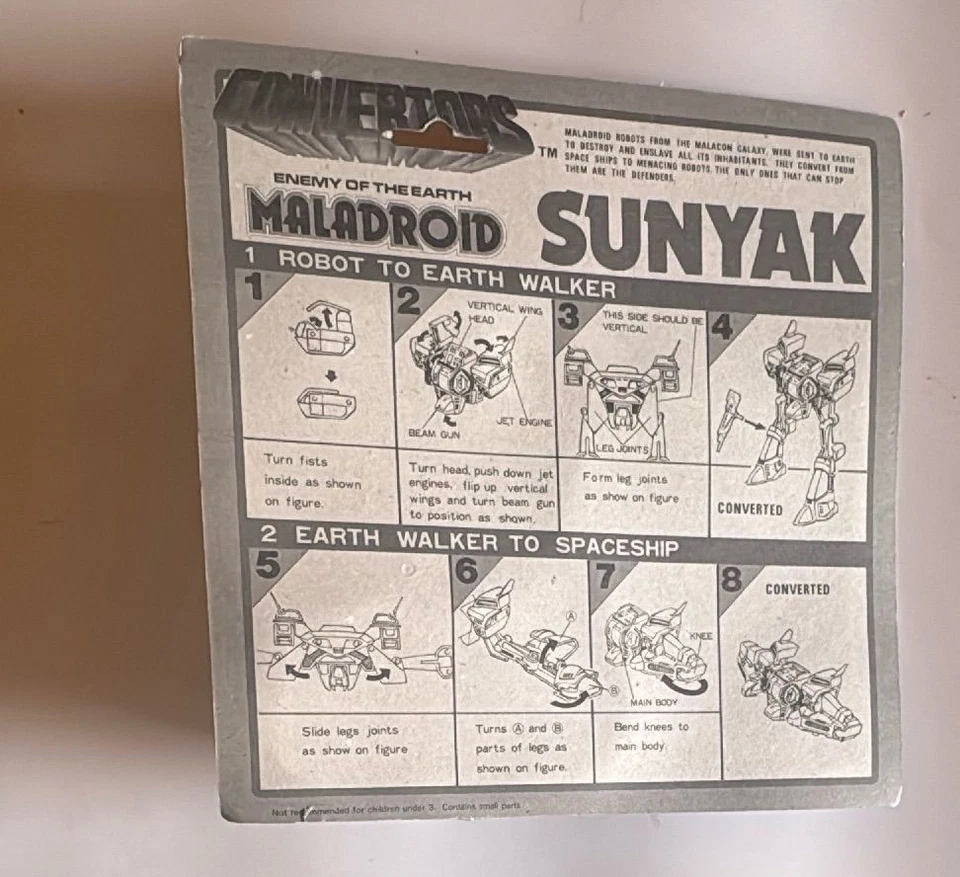 Converters Maladroid Sunyak 机器人人偶精选日本 1501 号老式 MOC — 第 4/4 张图片