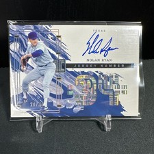 20/34 NOLAN RYAN HOF IMPECCABLE NUMBERS AUTO 2024 Panini Impeccable #INS-NR HOF