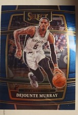 2021-22 Panini Select - Concourse Dejounte Murray #43 Blue Prizm