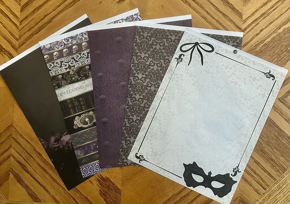 “DEAD REGENCY” SCRAPBOOKING / CRAFTS ~8.5 X 11~ 30 SHEETS~ BY RECOLLECTIONS - Image 3 of 4