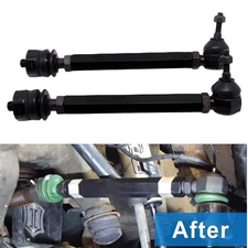 2PCS Tie Rods For 2001-2010 2500HD 3500HD Duramax LB7 LLY LBZ LMM Grip New