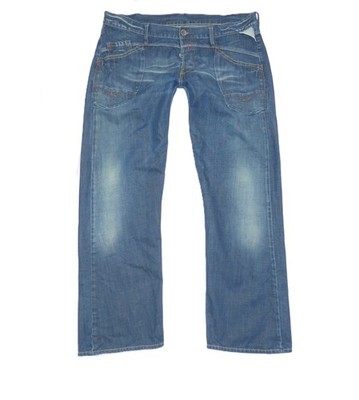 Replay Skar Herren Jeans Vintage Herrenjeans MV 975A BLAU W40 L34 Hose 90 er HIT