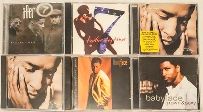 6 Babyface After 7 CD Lot Reflections The Day Grown Sexy  Takin My Time