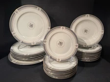 VTG ~ Mikasa ~ Grande Ivory ~ Tropez Dinnerware #L5504 ~ Set of 24 Pieces