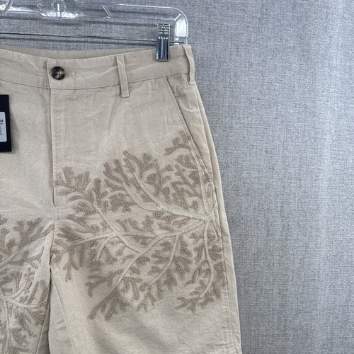 NEW Billy Reid Chino Shorts 9" Mens 28 Chainstitch Embroidered Pockets Casual - Picture 3 of 12