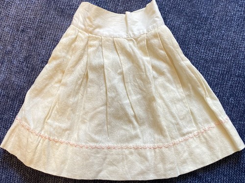 Antique White Cotton Doll Half Slip for Antique, Vintage or Early Doll - Picture 4 of 4