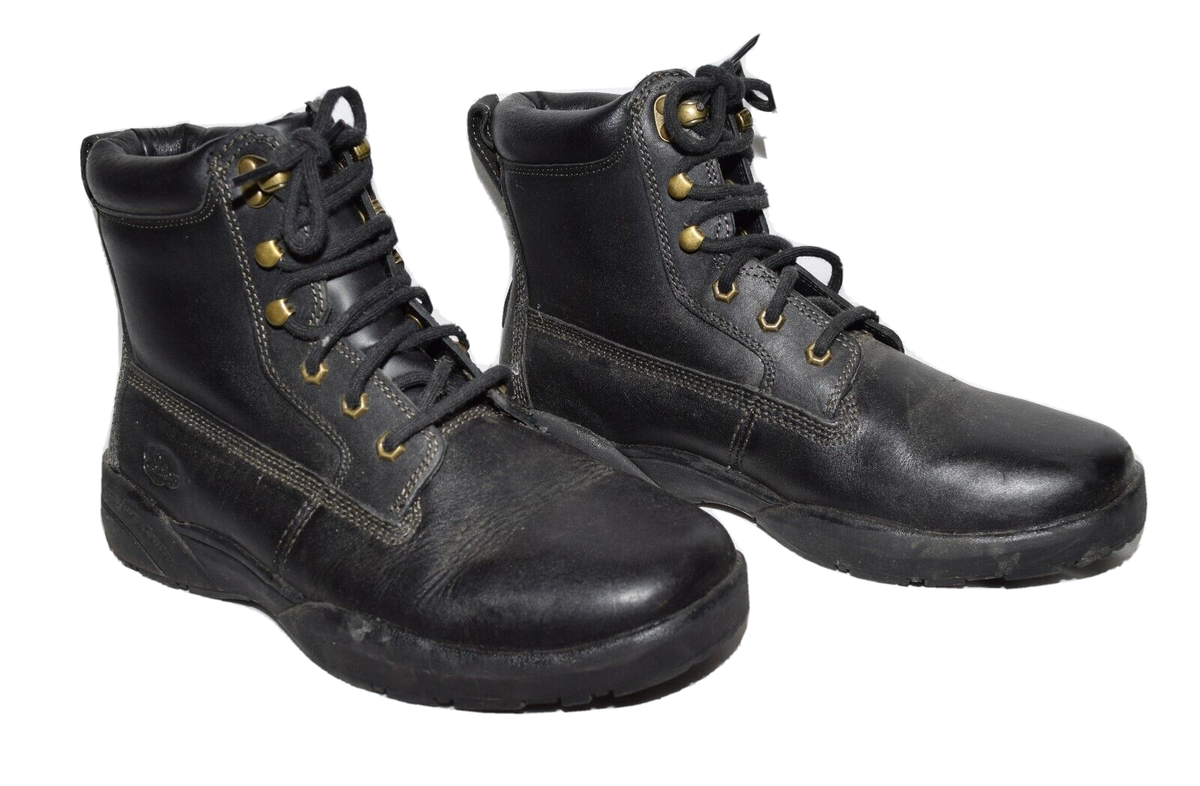 Dr Comfort Mens Leather Boss Black Work Boots #9510 Sz 10W Goth Biker Military Amazon.com | Dr. Comfort Men main image 4